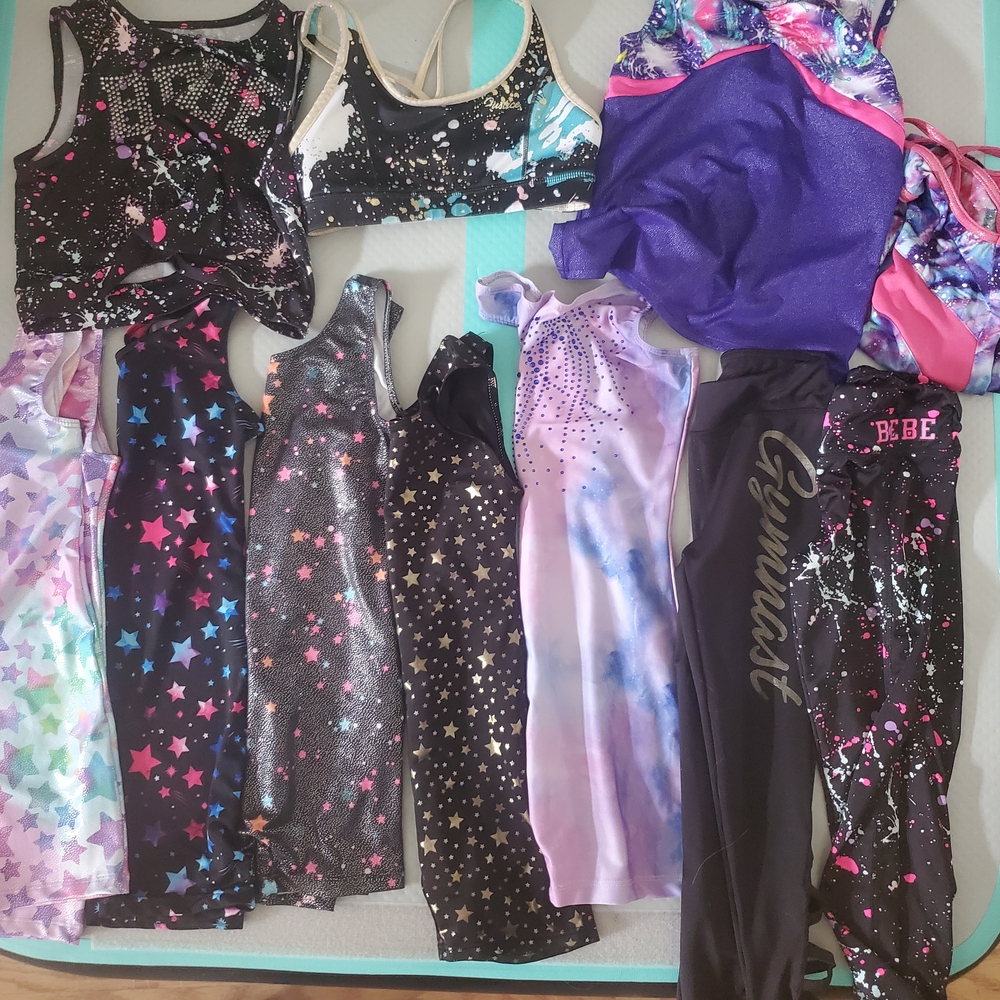 Colorful Gymnastics Apparel Set